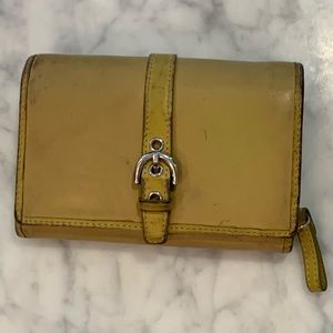 Lime Green Coach Wallet